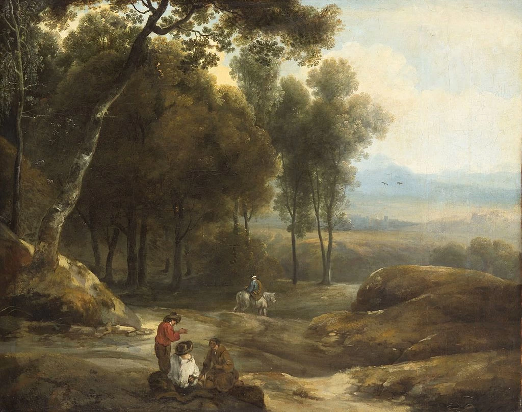 Fuori dalla foresta con figure - Kunsthistorisches Museum, Vienna